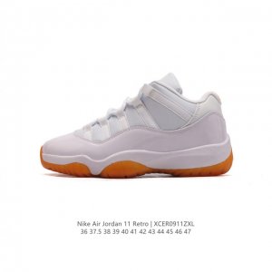 耐克乔丹11代 Nike Air Jordan 11 Retro 复刻男女士运动鞋 Aj11代经典设计，深受球员与球迷喜爱。Jordan 乔丹 采用漆皮牛培革鞋