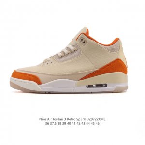 公司级 耐克 乔丹 Aj3 耐克 Nike Air Jordan 3 Retro Se 乔3 复刻篮球鞋 乔丹3代 三代 男女子运动鞋，作为 Aj 系列中广受认