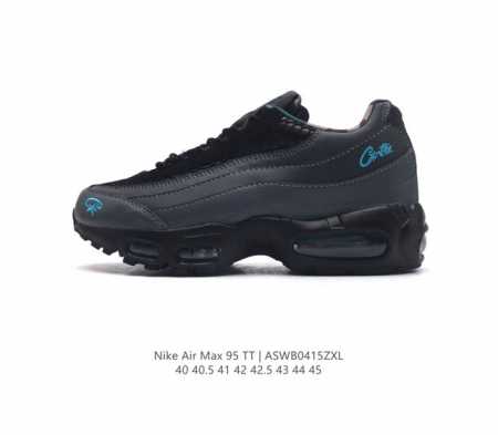 Nike 耐克 Air Max 95 潮流百搭 气垫缓震慢跑鞋 休闲防滑运动鞋！Nike耐克男鞋跑步鞋经典透气舒适运动鞋休闲鞋。为了迎接今年的世界地球日，Nik - 点击图像关闭