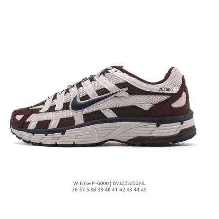 耐克 Nike 女子休闲运动鞋 p-6000premium 轻便舒适透气防滑缓震耐磨跑步鞋。p-6000 是一款植根于 0 年代风格的混合款式，让人想起去年再次 - 点击图像关闭