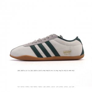 新品 阿迪达斯 Adidas Originals Tokyo 经典舒适 防滑耐磨 低帮 板鞋 男女同款 蓝色一双封神 复古薄底鞋美到犯规啦薄底鞋是今年的流行趋势