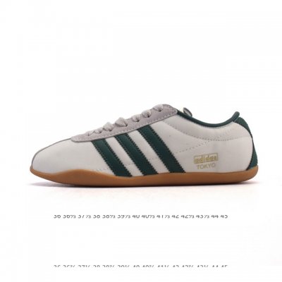 新品 阿迪达斯 Adidas Originals Tokyo 经典舒适 防滑耐磨 低帮 板鞋 男女同款 蓝色一双封神 复古薄底鞋美到犯规啦薄底鞋是今年的流行趋势