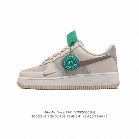 公司级 附赠送logo清洁刷 Af1耐克 Nike Air Force 1 ‘07 Low 空军一号厚底增高百搭休闲运动板鞋 原楦头原纸板 打造纯正空军版型，专 - 点击图像关闭