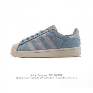 阿迪达斯 Adidas Superstar 2025年新款鞋子 蛇年新款 经典贝壳头系列 新款休闲板鞋潮流男女士运动鞋 。鞋面帆布织物拼接材质 标志性的贝壳鞋头