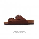 德国百年知名鞋履品牌 博肯Birkenstock 勃肯拖鞋系列凉拖鞋休闲沙滩凉鞋 Birkenstock勃肯德国进口男女款牛皮绒面革软底Arizona双扣拖鞋。