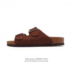 德国百年知名鞋履品牌 博肯Birkenstock 勃肯拖鞋系列凉拖鞋休闲沙滩凉鞋 Birkenstock勃肯德国进口男女款牛皮绒面革软底Arizona双扣拖鞋。