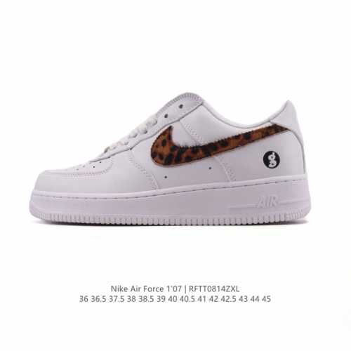 耐克 Nike Air Force 1 '07 Low 空军一号含气垫 小白鞋 2025年新款 低帮百搭厚底增高休闲运动板鞋。柔软、弹性十足的缓震性能和出色的中