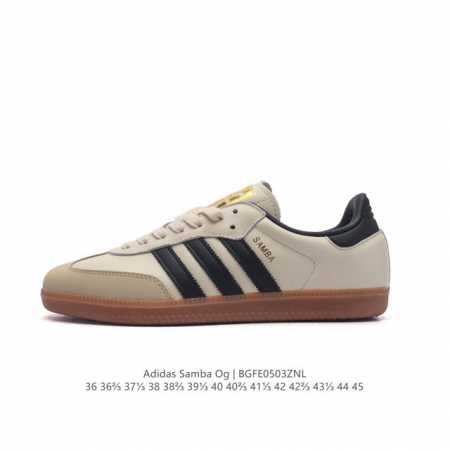 阿迪达斯 德训鞋 Adidas Originals Samba Og Shoes 经典运动鞋小白鞋 T头鞋 男女鞋 彰显休闲摩登风情的时尚经典鞋。它诞生于50年 - 点击图像关闭