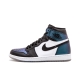 真二层耐克 Nike Air Jordan 1 Retro High Og 乔丹一代aj1 乔1 Aj1 高帮篮球鞋复刻运动鞋 皮面高帮板鞋的设计灵感源自运动夹