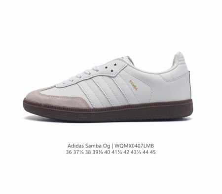 阿迪达斯 德训鞋 Adidas Originals Samba Og Shoes 经典运动鞋小白鞋 T头鞋 男女鞋 彰显休闲摩登风情的时尚经典鞋。它诞生于50年 - 点击图像关闭