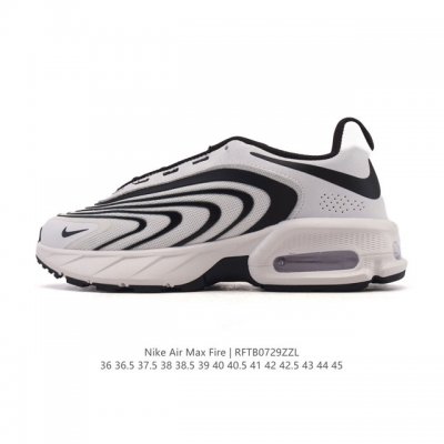 耐克 Nike 2025年新款 Air Max Fire休闲鞋 气垫百搭厚底增高老爹运动跑步鞋If262 02 时尚利落，富有支撑力，是 Air Max 系列的