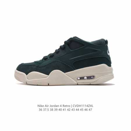 耐克 新款 Nike Air Jordan 4 Retro Og 低帮 迈克尔 乔丹aj4代乔4 复古休闲运动文化篮球鞋。秉承轻量化的速度型篮球鞋设计思想完成设 - 点击图像关闭