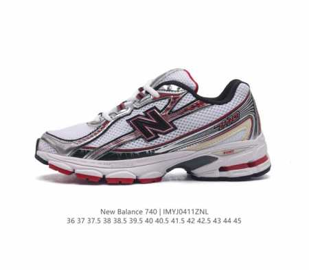 New Balance Mr740 Nb新百伦系列复古老爹风休闲运动慢跑鞋。采用轻质牛剖革拼接透气网眼衬垫织物鞋面材质 T-Beam大底提供足步弓支撑 保持步态 - 点击图像关闭