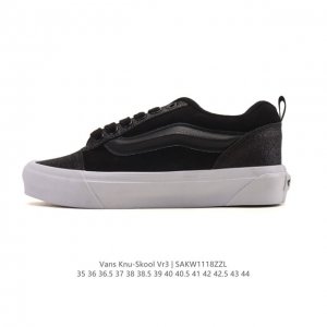 万斯 Vans Knu-Skool Vr3 Lx 面包鞋皮革拼接鞋面。坎普尔 茱利安系列低帮复古硫化休闲运动板鞋“肥胖版大Logo”要说整个 年最为热门的鞋型之