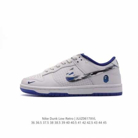 耐克 Nike Dunk Low Retro 运动鞋复古板鞋 ，作为 80 年代经典篮球鞋款，起初专为硬木球场打造，后来成为席卷街头的时尚标杆，现以经典细节和复 - 点击图像关闭
