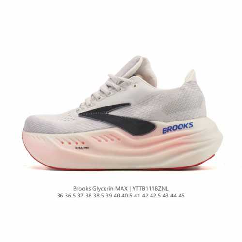 公司级 布鲁克斯 Glycerin Max 超级甘油:舒适的增高神器！Brooks Glycerin Max是一款极具突破性的顶级缓震运动跑鞋，由百年专业跑鞋品