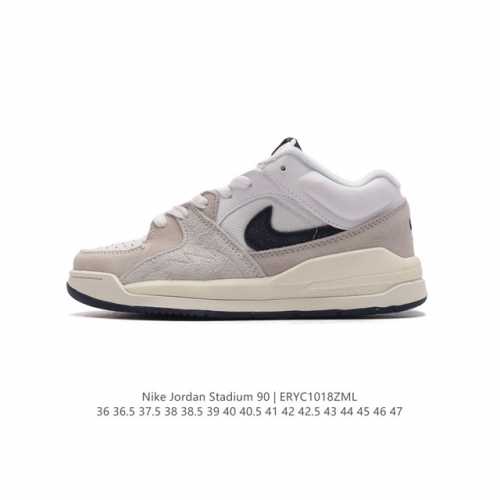 公司级 耐克 Nike Air Jordan Stadium AJ90 潮流运动板鞋 aj90 充满了对TinkerHathield 原创设计的致敬 包括中足网