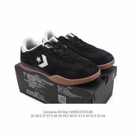 Converse All Star 低帮男女士同款运动鞋 一星匡威全明星复古 休闲百搭板鞋 户外经典透气皮革拼接帆布面慢跑鞋。这个系列是匡威最古老的系列了。是匡 - 点击图像关闭
