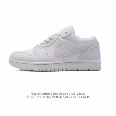 耐克 乔丹air Jordan 1 Low Aj1 乔1 乔丹1代aj1 低帮复古文化休闲运动篮球鞋。该鞋款从 1985 年元年款汲取设计灵感，焕新演绎简约经典 - 点击图像关闭
