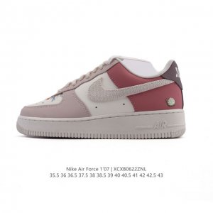 公司级 耐克 Nike Air Force 1 '07 Low 2025新年新款 蛇年限定 空军一号含气垫 小白鞋 低帮百搭厚底增高休闲运动板鞋。柔软、弹性十足
