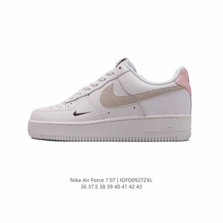 耐克 Nike Air Force 1 '07 Low 空军一号含气垫 小白鞋 低帮百搭厚底增高休闲运动板鞋。柔软、弹性十足的缓震性能和出色的中底设计，横跨复古 - 点击图像关闭