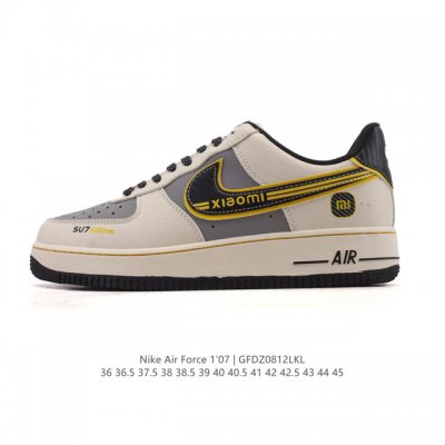 特价 耐克 Nike Air Force 1 '07 Low 空军一号含气垫 小白鞋 2025年新款 低帮百搭厚底增高休闲运动板鞋。柔软、弹性十足的缓震性能和出