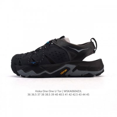 新品公司级 Hoka One One Tor Trafa 溯溪鞋 舒适百搭 防滑透气 沙滩凉鞋 设计:镂空的设计，涉水也不在话下，而且还易干！性价比:这个价位妥
