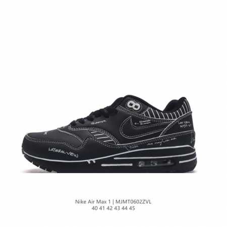 耐克 Nike Air Max 1 男子运动鞋 从法国建筑中汲取设计灵感，兼具运动风范和时尚格调，是此系列起初搭载 Air 的鞋款。疾速外观、经典缓震配置和经典 - 点击图像关闭