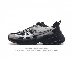 公司级 Nike 耐克 V2K Run 减震防滑 复古低帮跑步鞋 超火复古跑鞋 采用太空革组合呼吸网眼布鞋面材质 搭载正确4层组合底模 嵌入tpu加固稳定模块,