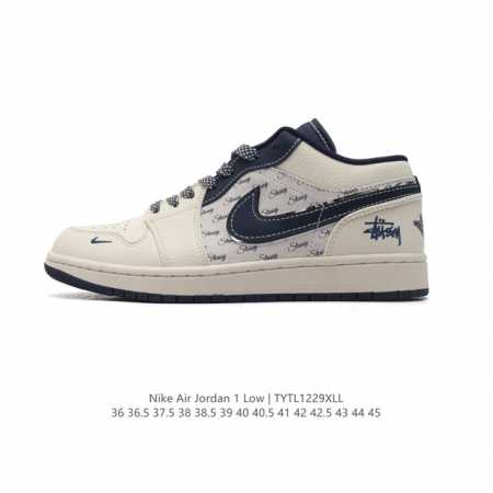 公司级 耐克 乔丹air Jordan 1 Low Aj1 乔1 乔丹1代aj1 低帮复古文化休闲运动篮球鞋。该鞋款从 1985 年元年款汲取设计灵感，焕新演绎 - 点击图像关闭