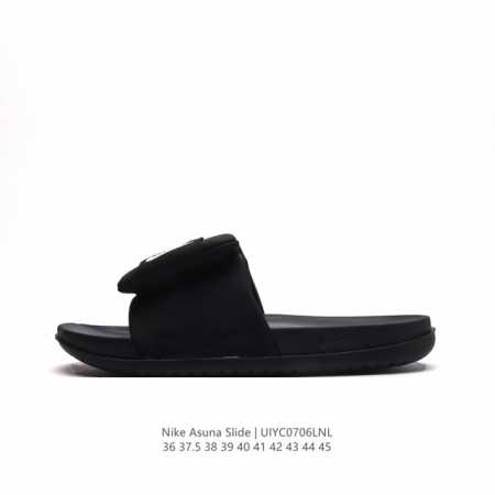 耐克 Nike Asuna Slide 2 Slide 新款可调节夏季休闲沙滩拖鞋 魔术贴一字拖男女凉拖鞋 鞋面侧边加入独特的束绳结构，可让你快速调节贴合度，满 - 点击图像关闭