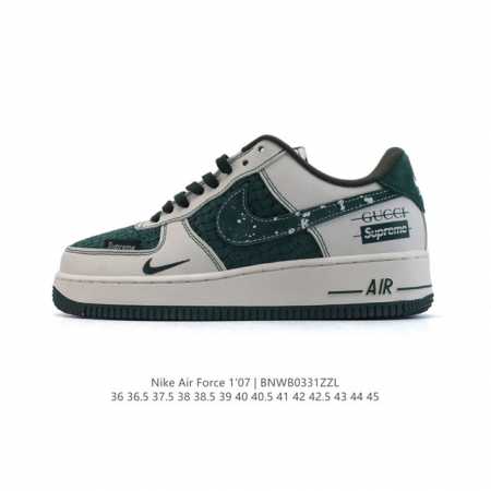 耐克 Nike Air Force 1 '07 Low 空军一号含气垫 小白鞋 2025年 蛇年新款 低帮百搭厚底增高休闲运动板鞋。柔软、弹性十足的缓震性能和出 - 点击图像关闭