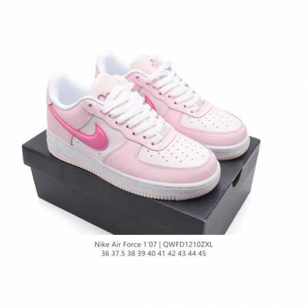 耐克 Nike Air Force 1 '07 Low 空军一号含气垫 小白鞋 低帮百搭厚底增高休闲运动板鞋。柔软、弹性十足的缓震性能和出色的中底设计，横跨复古 - 点击图像关闭
