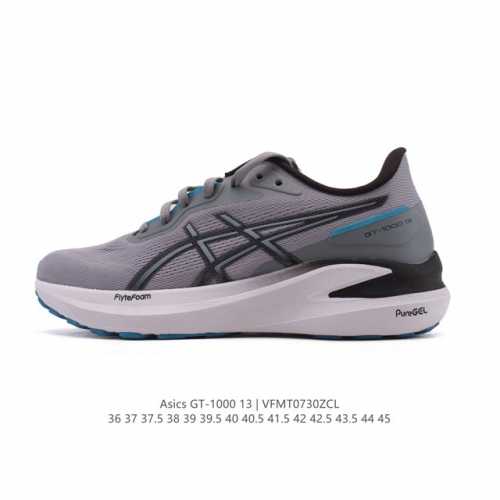 公司级 亚瑟士Asics Gt- 0 13代 男女同款鞋黑武士稳定支撑缓震运动鞋跑步鞋 舒适透气低帮运动鞋轻质缓震支撑抗训练运动鞋尺码：36-45含半码编码：V