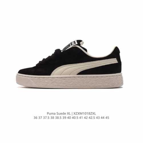 彪马PUMA SUEDE XL 低帮复古轻便透气防滑减震休闲鞋 小白鞋 厚底增高运动板鞋 类型：男女鞋 尺码: 36-45含半码 货号：398708-01 编码