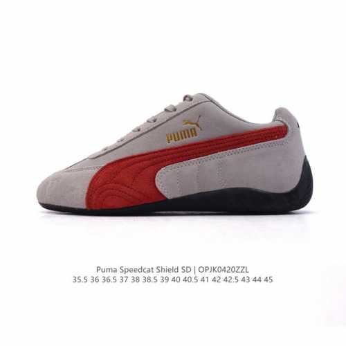 彪马 puma Speedcat Shield Sd 驾驶鞋低帮防滑运动鞋男女鞋赛车鞋休闲训练鞋舒适 反毛皮减震防滑耐磨透气轻便 低帮 休闲跑步鞋#彪马puma