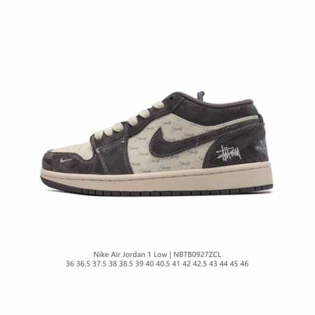 耐克 乔丹air Jordan 1 Low Aj1 乔1 乔丹1代aj1 低帮复古文化休闲运动篮球鞋。该鞋款从 1985 年元年款汲取设计灵感，焕新演绎简约经典 - 点击图像关闭