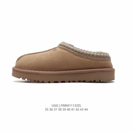 Ugg 棉拖 雪地靴 俏皮可爱的百变造型， 美国轻奢品牌ugg 平底系列冬季雪地休闲保暖家居包头棉拖鞋。官方同步包装 检验标 材料采用原厂防污防水皮料 防滑耐磨 - 点击图像关闭