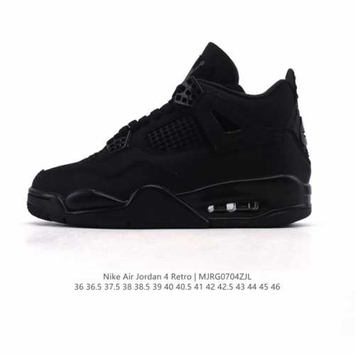 公司级 真标 耐克 Nike Air Jordan 4 Retro Og迈克尔 乔丹Aj4代乔4 中帮复古休闲运动文化篮球鞋。秉承轻量化的速度型篮球鞋设计思想完