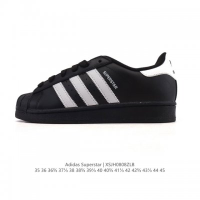 公司级 阿迪达斯 Adidas Superstar 2025年新款鞋子 蛇年新款 经典贝壳头系列 新款休闲板鞋潮流男女士运动鞋 。鞋面皮革拼接材质 标志性的贝壳