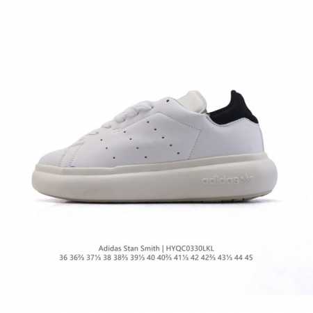 真标 阿迪达斯 Adidas 经典Y运动板鞋 新版本 Adidas Originals Stan Smith 厚底增高小白鞋！脚感新升级！整双鞋依旧是传统的低帮 - 点击图像关闭