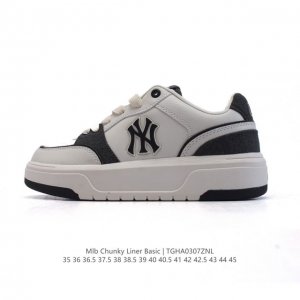 210 【公司级】Mlb Chunky Liner Basic 人气单品学长鞋系列新款 轻量增高厚底百搭休闲运动板鞋 男女轻便胶鞋 高级街头休閒品牌鞋。Mlb