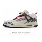 公司级 耐克 Nike Jordan Spizike Low 经典爆裂纹复古运动篮球鞋 全新低帮造型吸睛 整双鞋在融合了 Air Jordan 经典鞋款中的标志