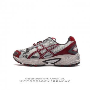 Asics Gel-Kahana Tr V4 亚瑟士户外运动鞋户外运动鞋 脚感非常好透气 户外登山鞋，这双鞋极具户外运动风格设计，大底与中底采用了ahar耐磨橡