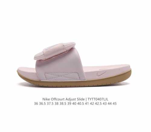 耐克 Nike Offcourt Adjust Slide 男女子拖鞋缓震 夏季 魔术贴 沙滩运动防水凉拖鞋 类型：男女鞋 尺码：36-45含半码 编码：Tyt