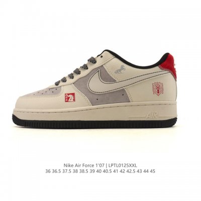 公司级 Af1耐克 Nike Air Force 1 ‘07 Low 空军一号 2026年新款 马年限定 厚底增高百搭运动板鞋 原楦头原纸板 打造纯正空军版型，