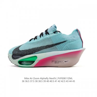 公司级 耐克 Nike Air Zoom Alphafly Next% 3代 马拉松三代 原标原盒真碳纤维 真Zoom X 气垫正确版型！鞋面采用更轻质更透气的