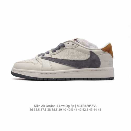 真标 耐克 Nike Air Jordan 1 Low Og Sp Military Blue Aj1乔1倒勾低帮篮球鞋 路易威登联名 Aj1 乔丹1代 Aj1