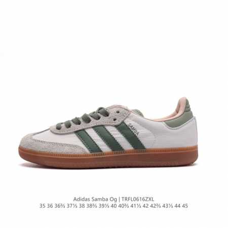 阿迪达斯 德训鞋 Adidas Originals Samba Og Shoes 经典运动鞋小白鞋 T头鞋 男女鞋 彰显休闲摩登风情的时尚经典鞋。它诞生于50年 - 点击图像关闭
