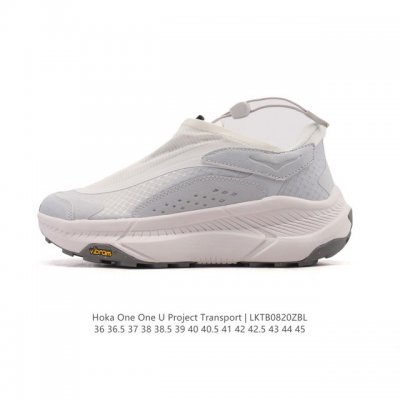 新品公司级 Hoka One One Project Transport 舒适 防滑耐磨 低帮 生活休闲鞋 男女同款 这双鞋也是Hoka提倡环保主义的一双鞋款，